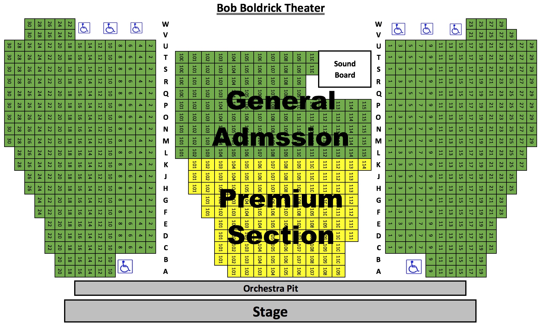 23+ Bomhard Theater Seating Chart
