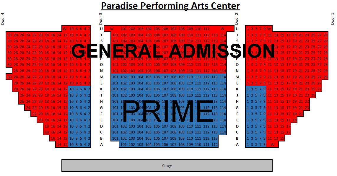 Ppac Seating Chart 2017 Sections Performing Arts Management