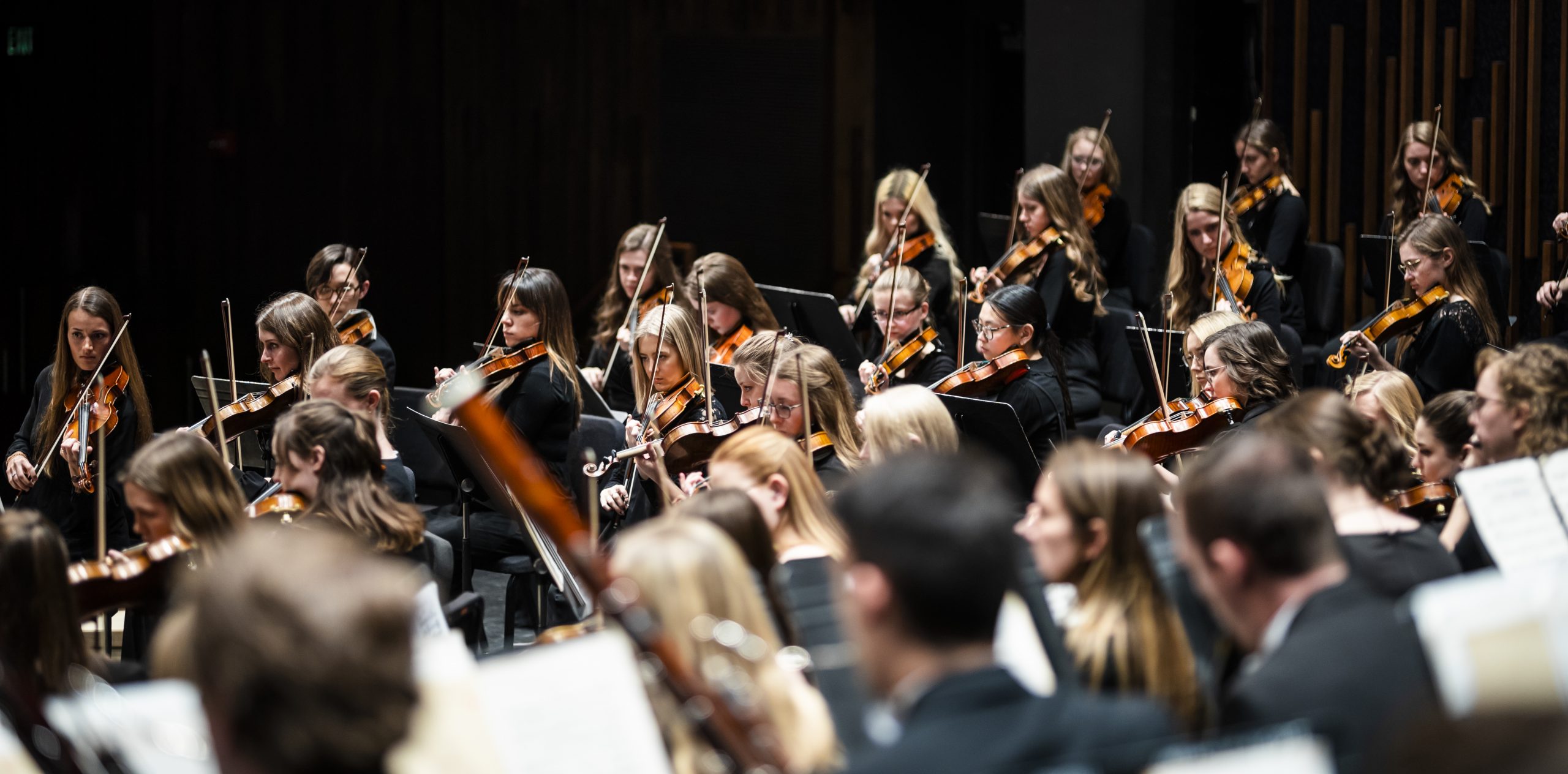 BYU Philharmonic Orchestra plays in concert